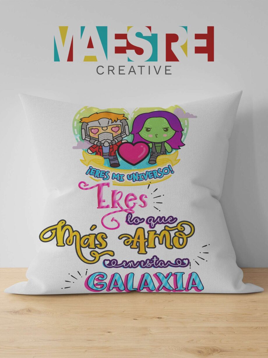 Cojín "Lo que más amo de la galaxia"