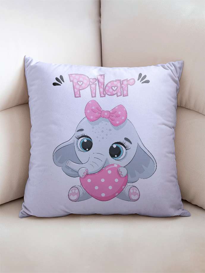 Cojín personalizado Elefante