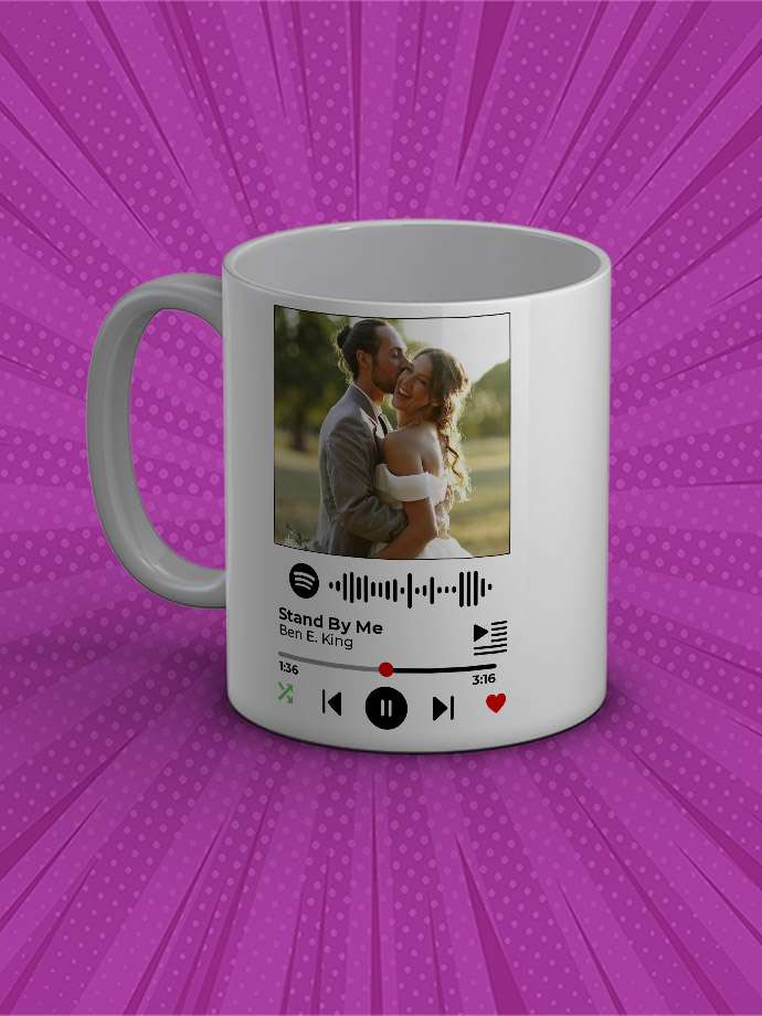 Taza personalizada Spotify Love